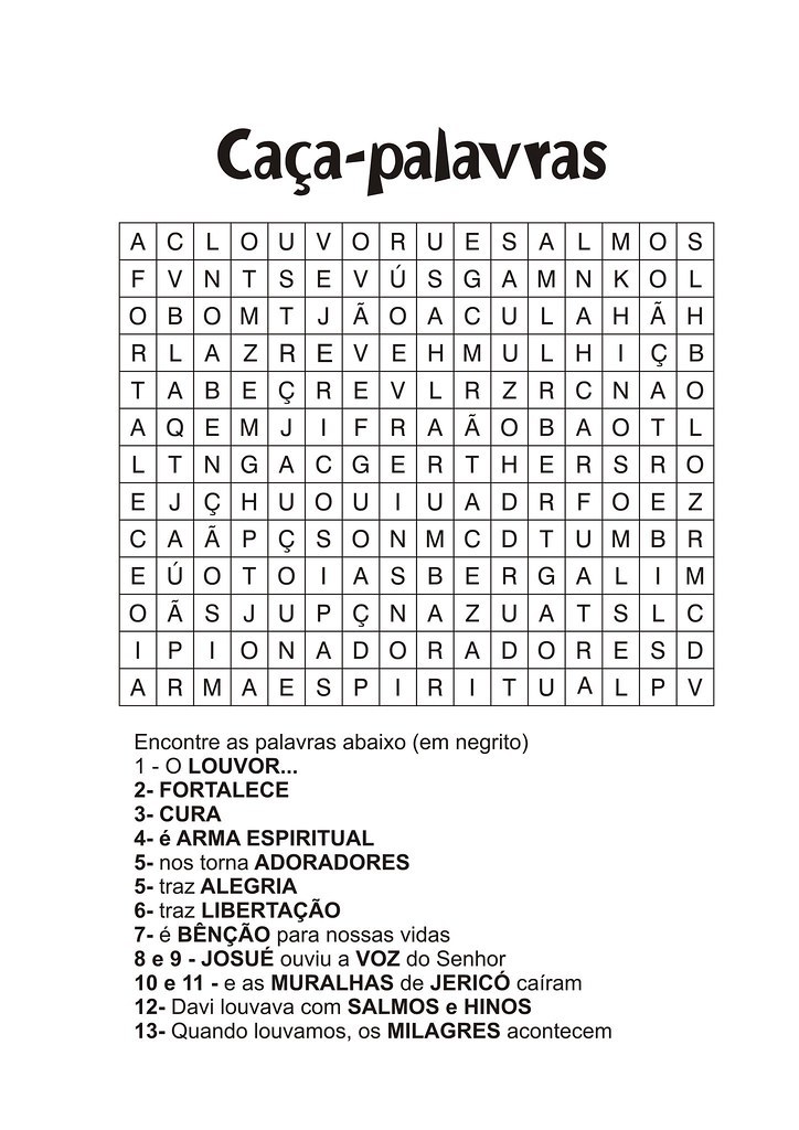 Caça Palavras 