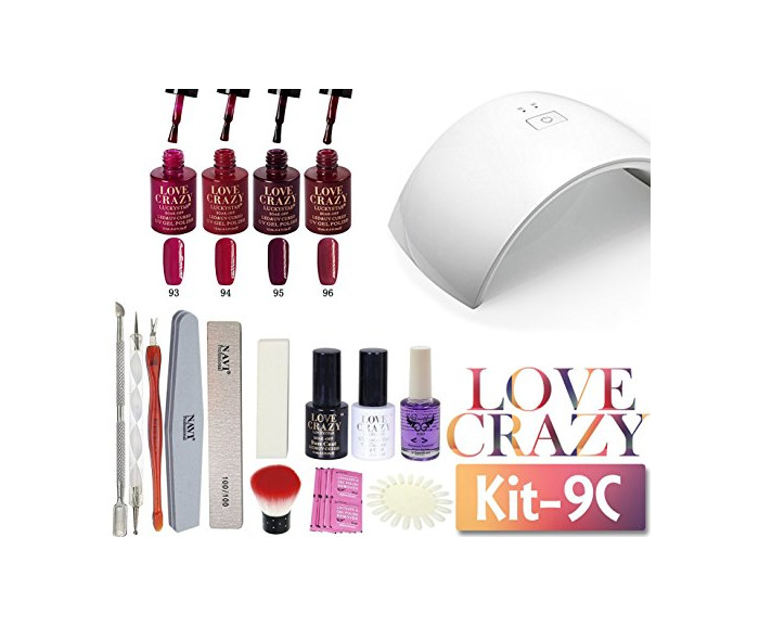 Producto LoveCrazy 4pcs Kit De Colores 93-96 en Gel Manicura Semipermanente