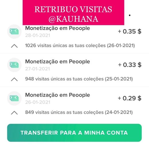 Comente que seguirei suas coleções 💖