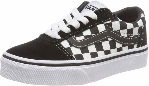 Vans Ward Suede/Canvas, Zapatillas Unisex Niños, Negro