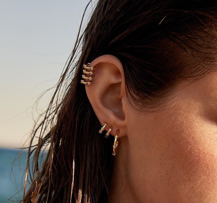 Social Giselle Gold Earrings
