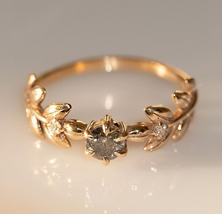 Social Grey Diamond Ring