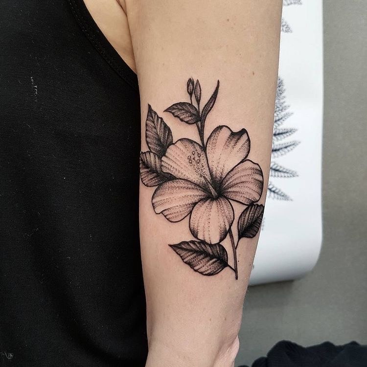 Fashion Tatto Hibiscus