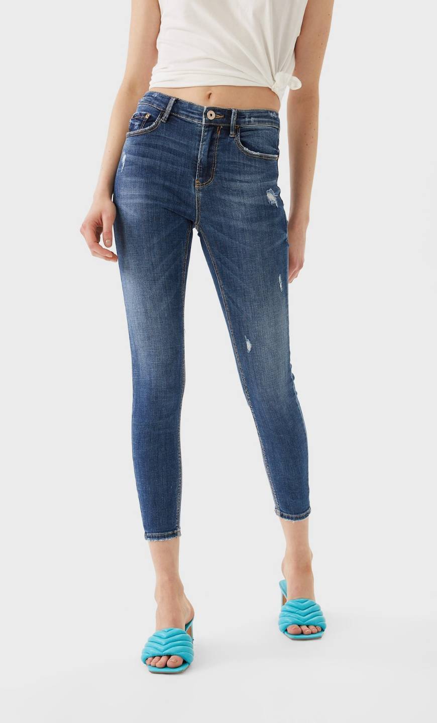 Producto Jeans Skinny com cintura subida