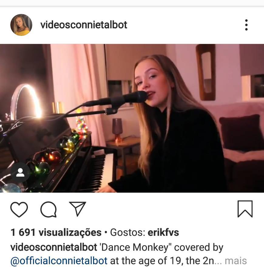 Canción Connie covering "dance Monkey"