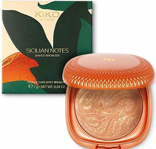 Beauty Kiko Milano Sicilian Notes Baked Bronzer 01 Warm Melange