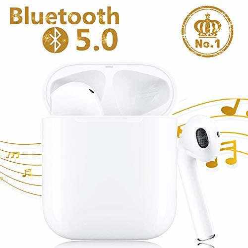 Lugares Auriculares inalámbricos Bluetooth 5.0 Smart Touch IPX7 Auriculares estéreo 3D-HiFi Impermeables Emparejamiento