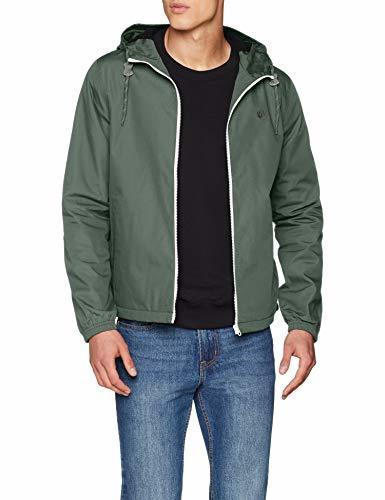 Social Element Alder Chaqueta con Capucha, Hombre, Verde