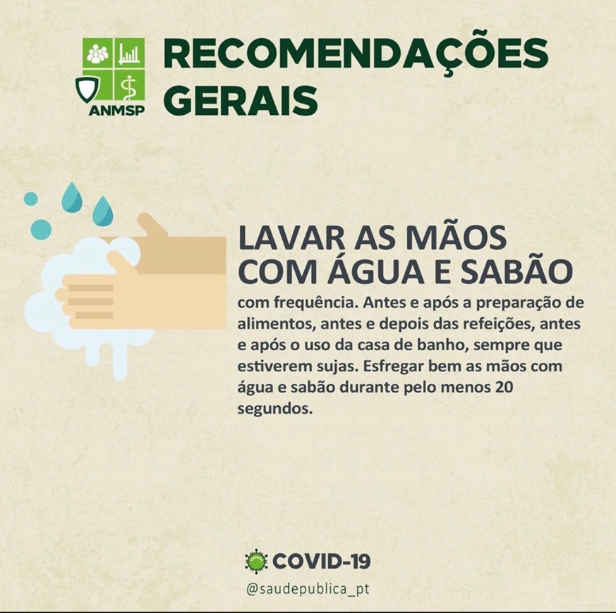 Moda Recomendações da DGS sobre coronavírus/Covid-19 ...