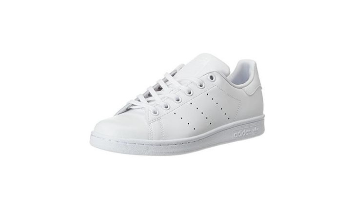 Moda adidas Stan Smith J, Zapatillas de Deporte Unisex Niños, Blanco