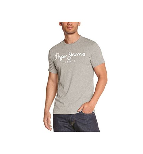 Pepe Jeans Original Stretch, Camiseta para Hombre, Gris