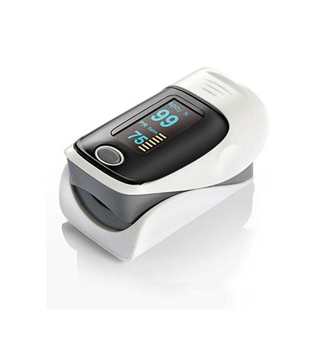 PulsiOxímetro de Dedo y Monitor de frecuencia cardíaca - Mejor precisión -