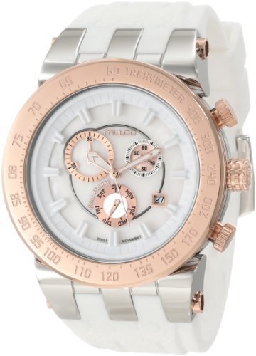 MULCO Hombres MW5-93503-013 Bluemarine Reloj de Acero Inoxidable