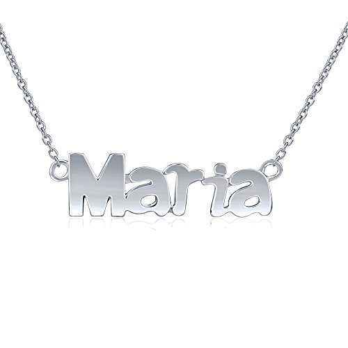 Productos Collar con Nombre Maria Plata de Ley 925