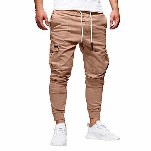 Social STRIR Pantalones de Hombre Casuales Deporte Joggers Pants Algodón Slim Fit Jeans