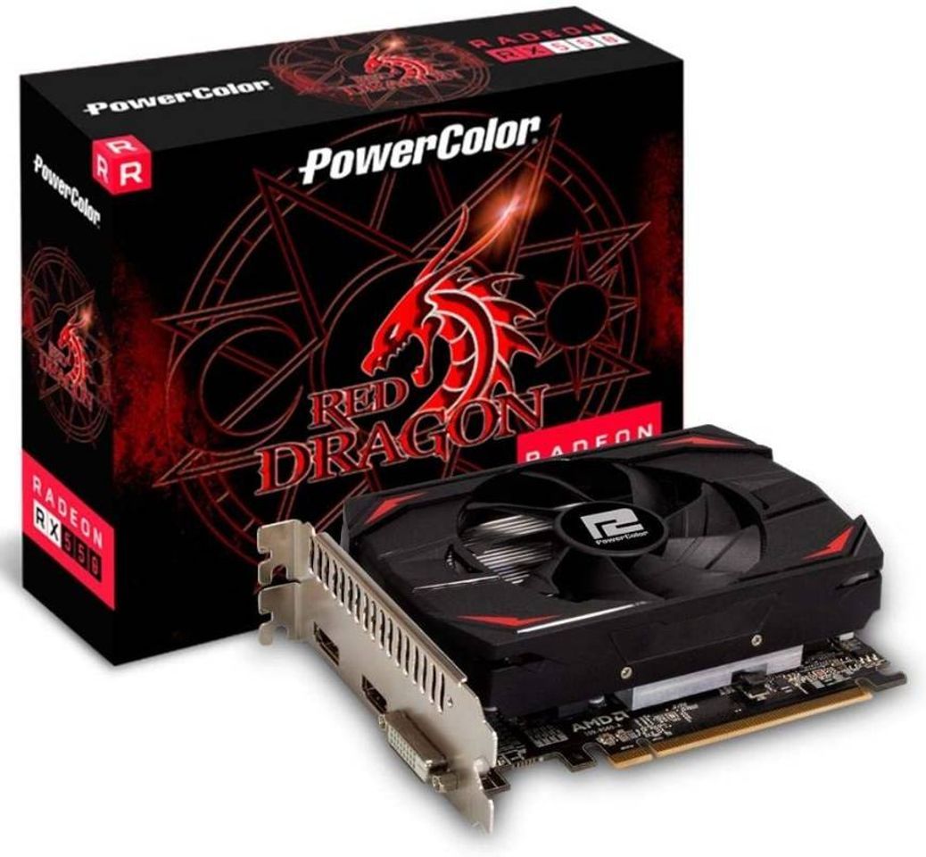 Moda Placa de video Powercolor radeon rx 550 4gb ddr5 128bits ...