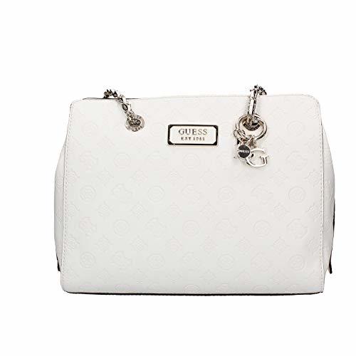 Lugar Guess Logo Love Girlfriend Satchel Ivory