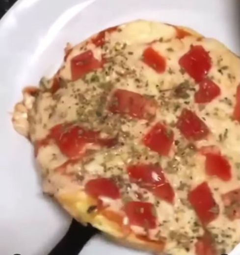 Pizza de frigideira saudável