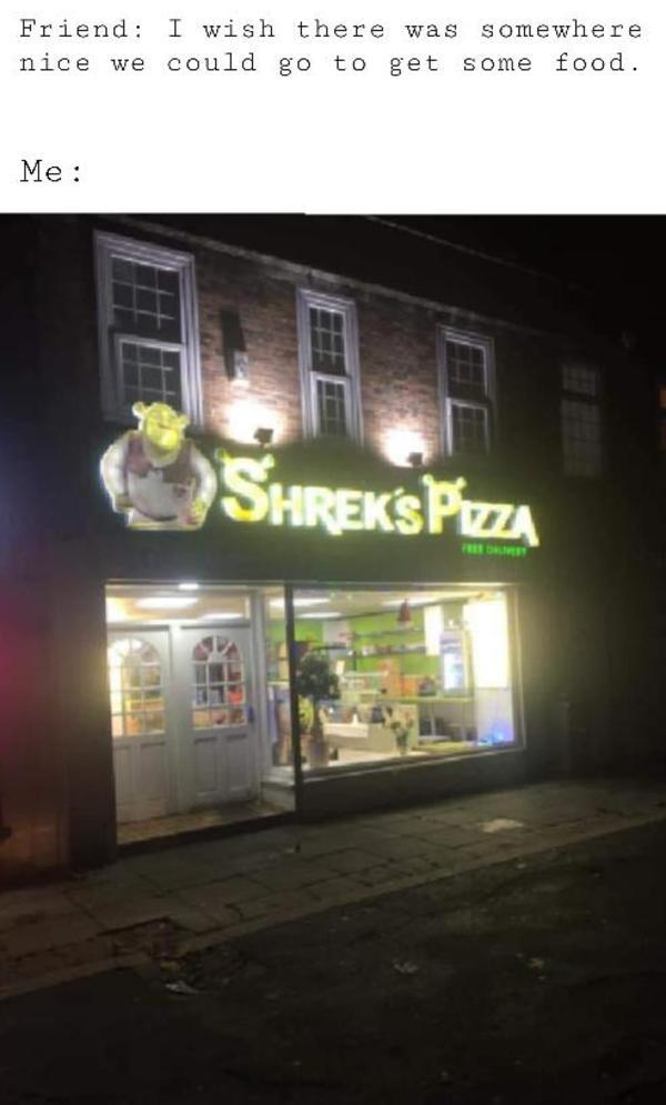 Restaurants Shrek's Pizza