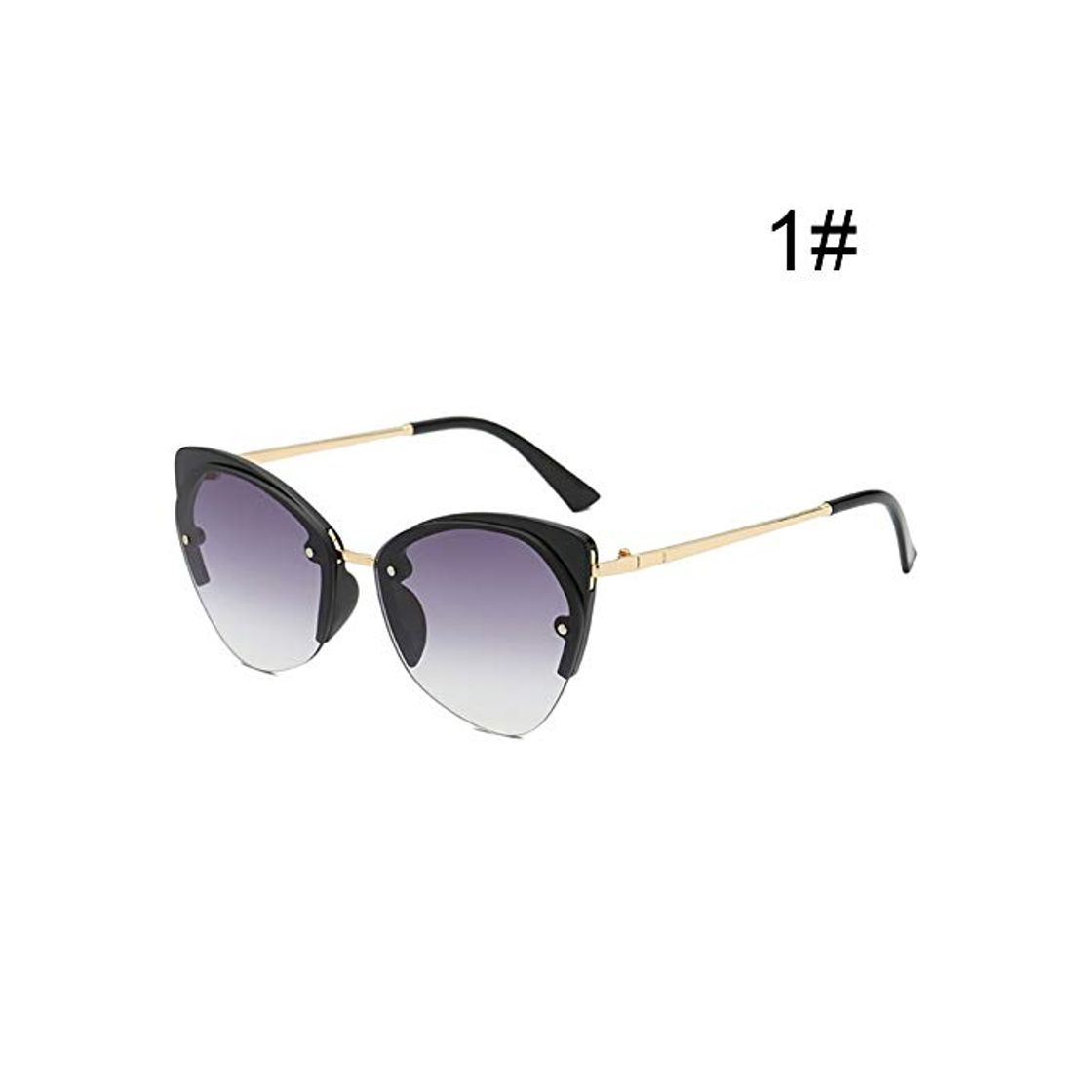 Social CjYtYj Gafas de Sol Mujer Ojo de Gato Niña Gafas de Sol Pequeñas Damas Rojas Gafas de Sol Oculos Negros