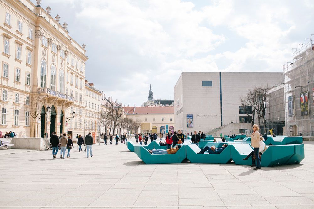 Lugar Museumsquartier