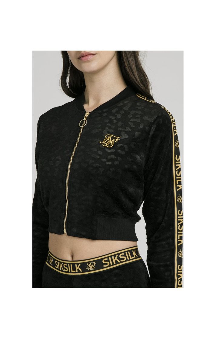 Products SikSilk Debossed Velour Bomber