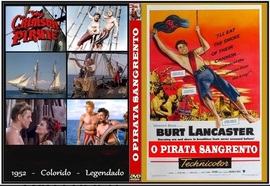 Película O Pirata Vermelho / The Crimson Pirate