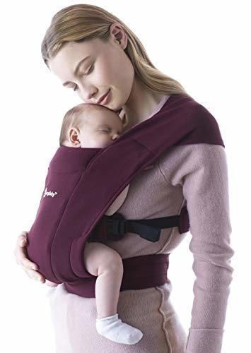 Ergobaby Embrace Mochila Portabebe Ergonomica Recién Nacidos, Extra Suave y Ultraligero