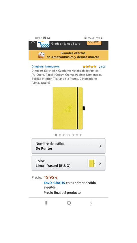 Producto Notebook A4