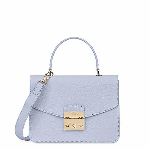 Social Furla Metropolis - Bolso de mano para mujer Morado Size