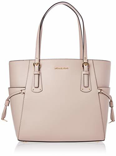 Place Michael Kors - Voyager Crossgrain Leather Tote, Bolsos totes Mujer, Rosa