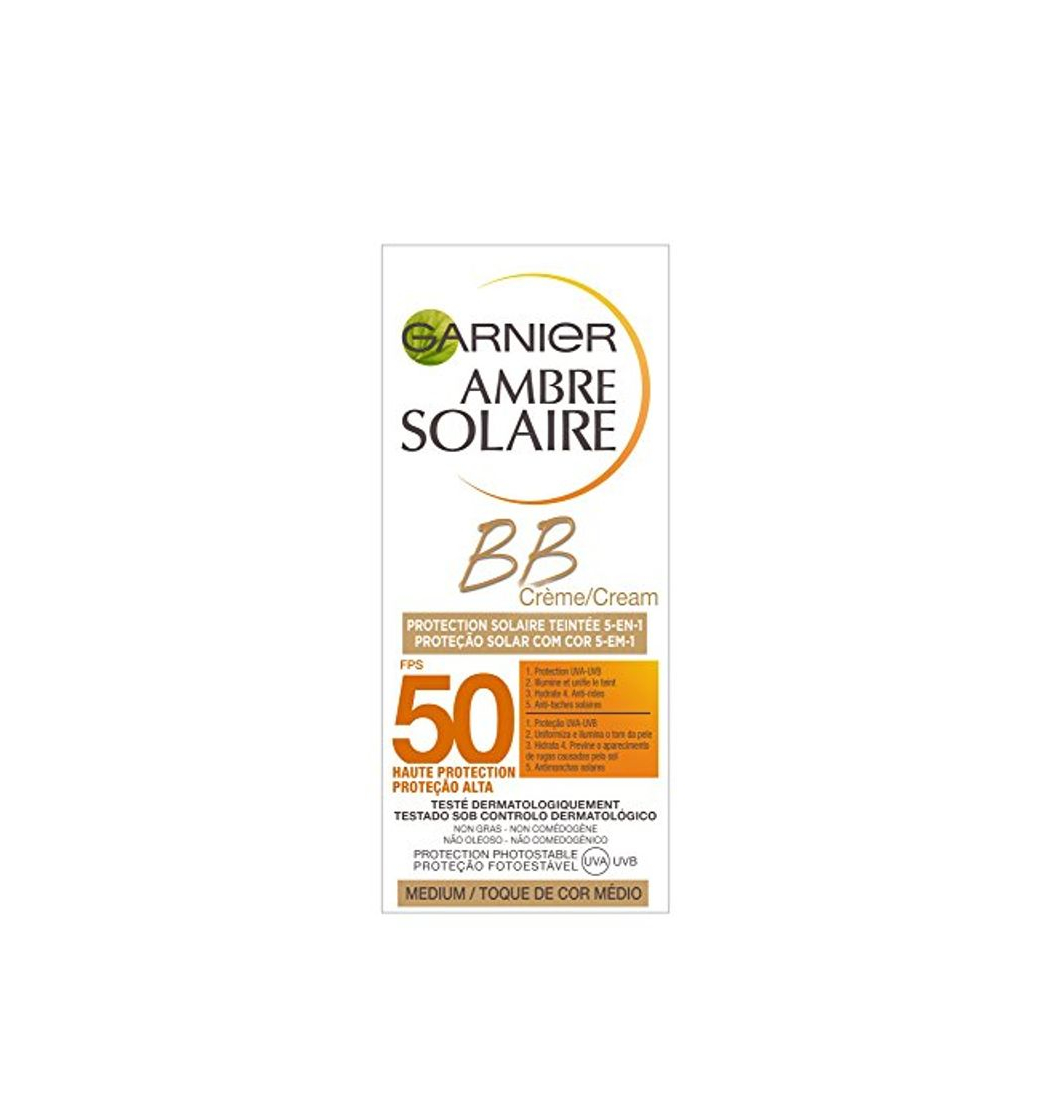 Garnier ambre solaire BB Crema Protección Solar 5
