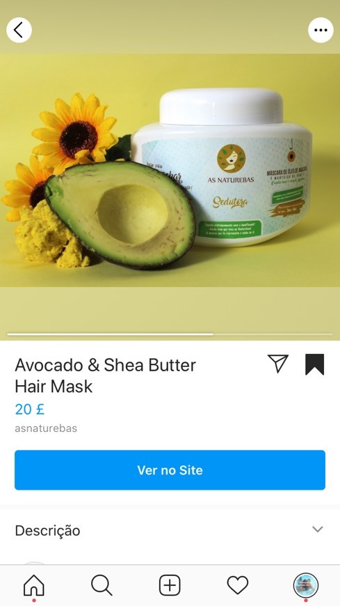 Producto Naturebas mask 