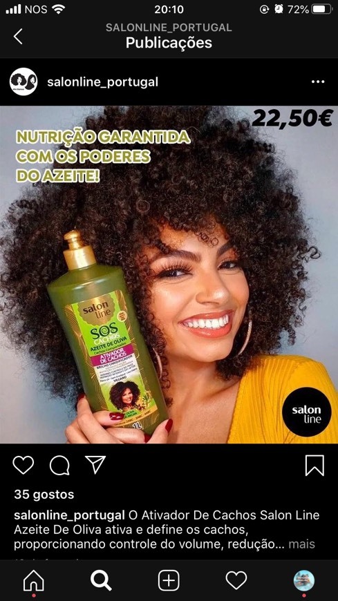 Producto Ativador de salon line