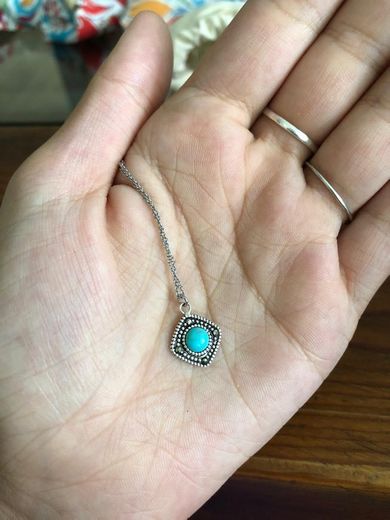 Collar Ethnic turquoise