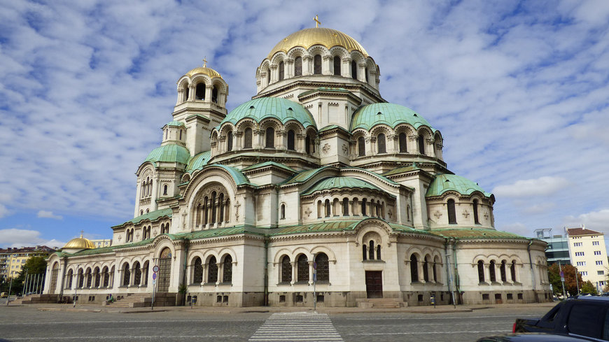 Place Alexander Nevsky Cathedral Sofia Bulgaria