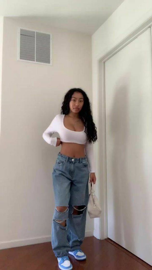 Social Look descolado com a calça do boyfriend