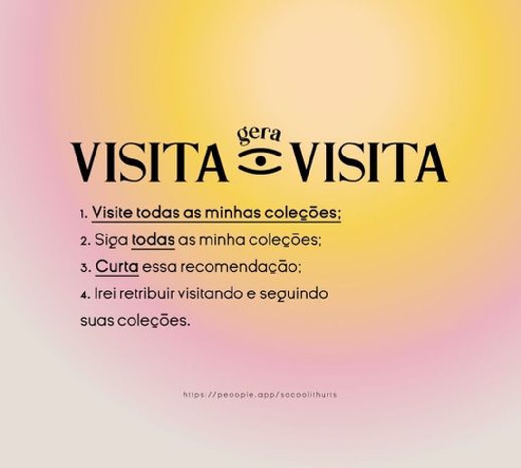Social ✨ Retribuo visita ✨