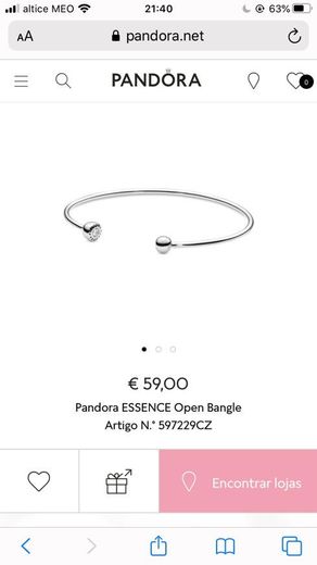 Pandora Essence Open Bangle