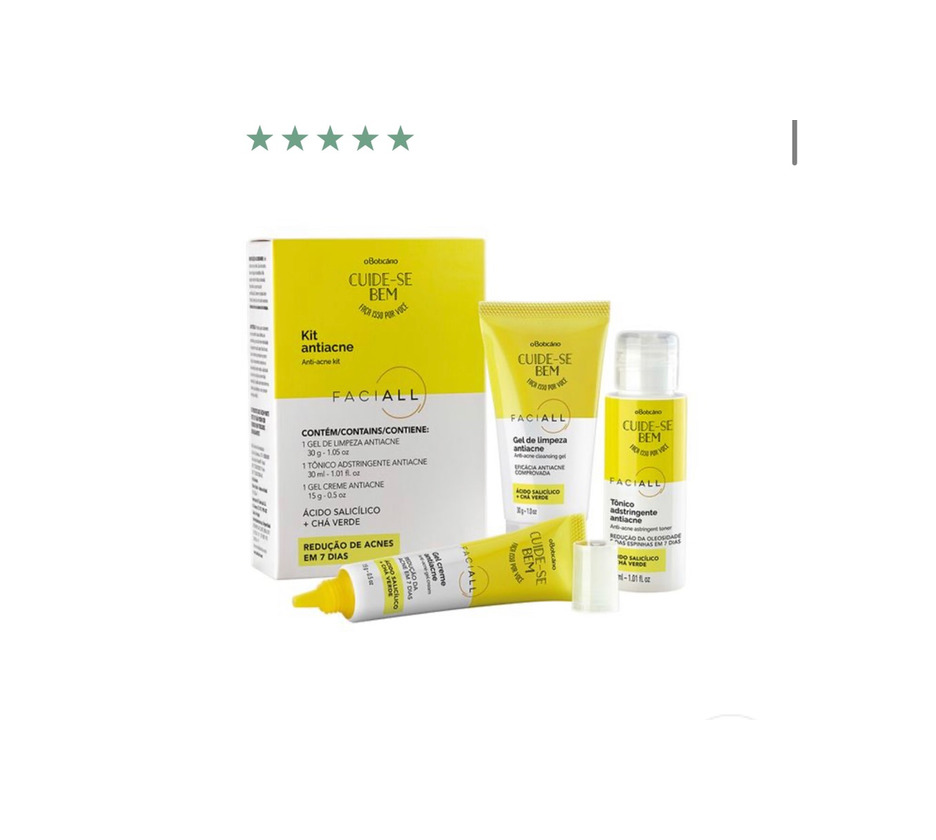Kit cuide-se bem antiacne 