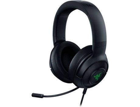 Auscultadores Gaming com Fio RAZER Kraken X (PC - Preto) - Worten