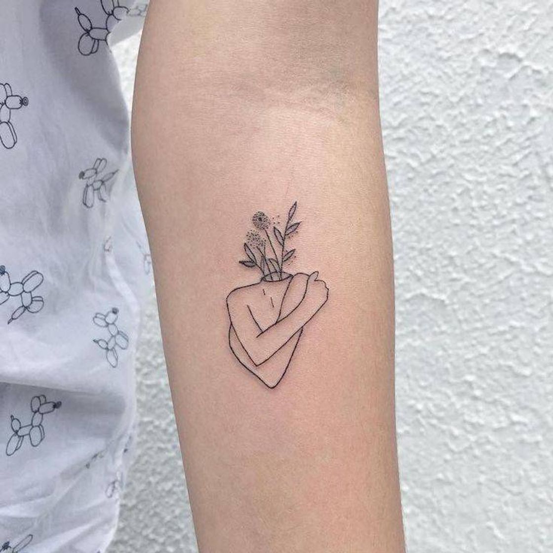 Fashion Tatuagem minimalista