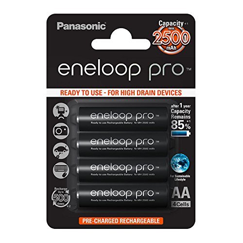 Product Panasonic Eneloop Pro BK-3HCDE/4BE - Pack 4 pilas recargables