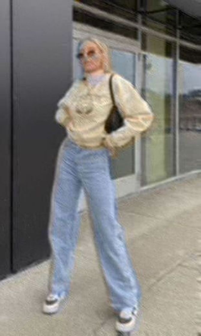 Calça wide leg