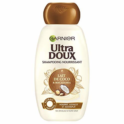 Producto Garnier Ultra Doux Champú de Leche de Coco Macadamia 250 ml – juego de 4