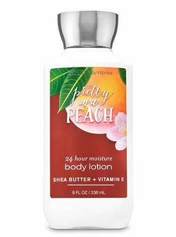 Body lotion peach