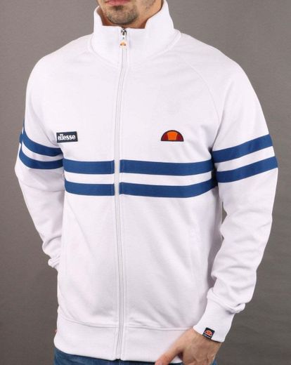 ELLESSE RIMINI TRACK TOP WHITE/NAVY