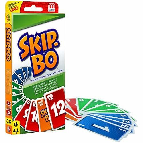 Mattel Games - Skip-Bo, Juego de Cartas