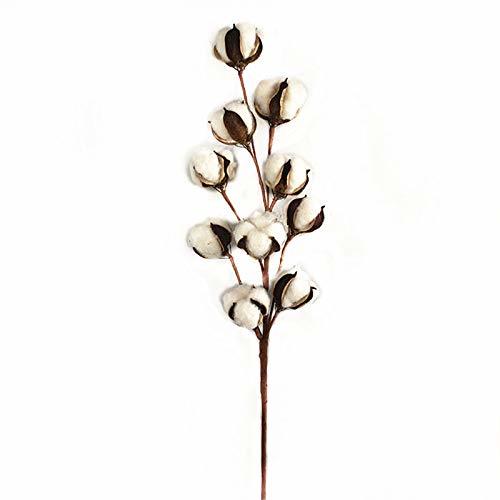 Social Simulation of Dried Flower Cotton Long Branches Living Room Home Wedding Decorations