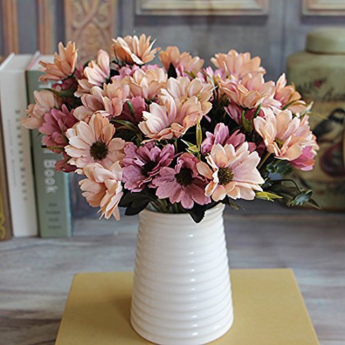 Social Ramo de flores artificiales con flores de seda